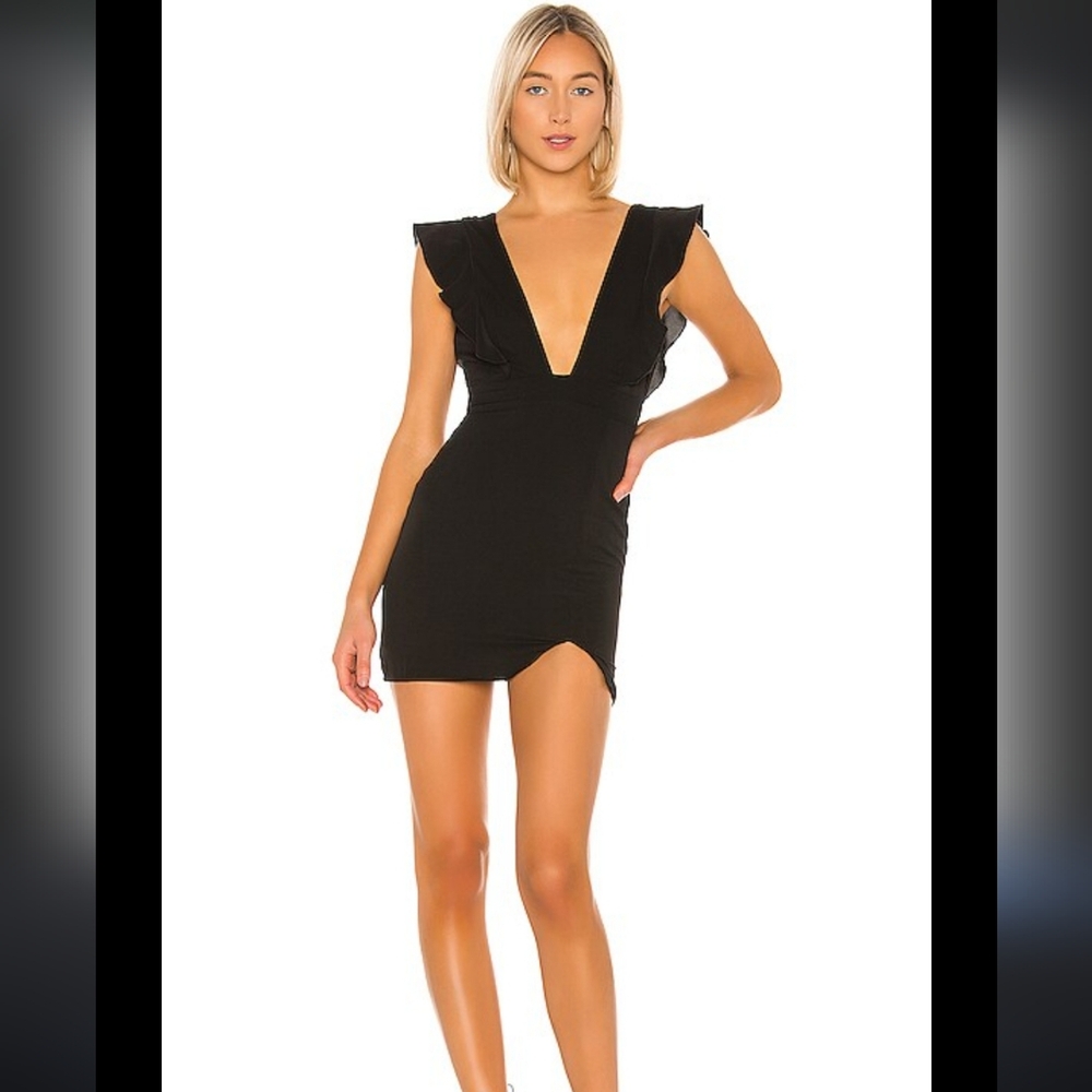 Superdown Harlow mini Dress in black